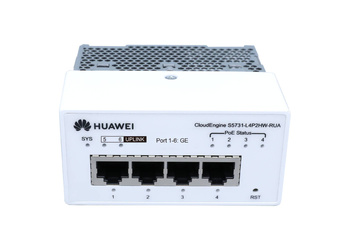 S5731-L4P2HW-RUA - 4x 1GE RJ45 (PoE++), 2x 1G SFP hybrydowe, zasilacz w zestawie - Huawei CloudEngine S5731-L Switch