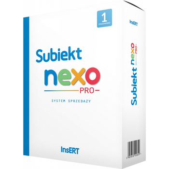 Subiekt Nexo Pro - 1 stanowisko. InsERT nexo to rozwiązanie kompleksowe, usprawniające działanie całej firmy. Nowoczesne rozwiązania interfejsowe oraz bogata funkcjonalność sprawiają, że prowadzenie biznesu staje się prostsze i bardziej efektywne.