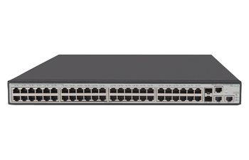 JG963A - 48x 1GE RJ45, PoE+ 370W 802.3at, uplink 2x 10G SFP+, 2x 10GT RJ45, HPE OfficeConnect 1950 Switch