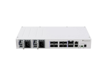 CRS510-8XS-2XQ-IN - 1x 1FE RJ45, 8x 25G SFP28, 2x 100G QSFP28, L3, MikroTik CRS510 Switch
