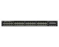 WS-C3650-48PQ-L - 48x 1GE RJ45, PoE+ 802.3at 390W, uplink 4x10G SFP+, Zasilacz 640W, 1RU, Warstwa L2, opr. LAN Base, Cisco Switch Catalyst 3650