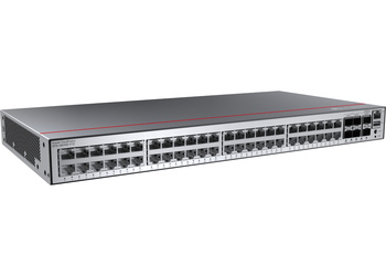 S5735-L48LP4XE-A-V2 - 48x 1GE RJ45, PoE+ 380W 802.3at, uplink 4x 10G SFP+, 2x 12G SFP Stack, Zasliacz AC, Huawei CloudEngine S5735-L V2 Switch