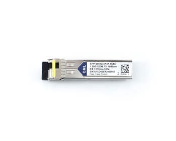 SFP-WDM-3KM-1550-CML - Moduł 1G WDM SFP, SMF, TX:1550nm/RX:1310nm, LC Simplex, 3km, DDM, CML Transceiver