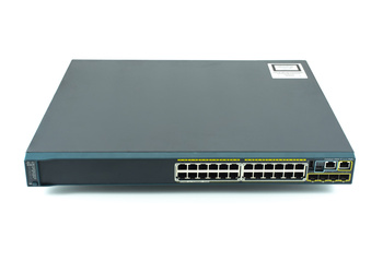 WS-C2960S-24PS-L - 24x 1GE RJ45, PoE+ 370W 802.3at, uplink 4x 1G SFP, opr. LAN Base, L2, Stack, Cisco Catalyst 2960-S Switch