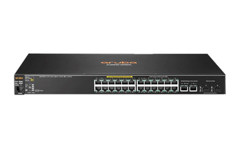 J9779A - 24x 10/100 FE RJ45, PoE+ 195W 802.3at, uplink 2x 1G SFP/RJ45 Combo, HPE Aruba 2530 Switch