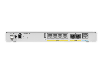 ISR1100-6G - 6x 1GE RJ45, chłodzenie pasywne, zasilacz w komplecie, Cisco ISR 1100 Integrated Services Router