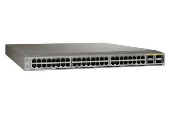 N3K-C3064TQ-10GT - 48x 10GB RJ45, uplink 4x 40G QSFP+, Base N3K-BAS1K9, 2x Zasilacz AC, Wentylator, L3, Cisco Nexus 3064-T Switch