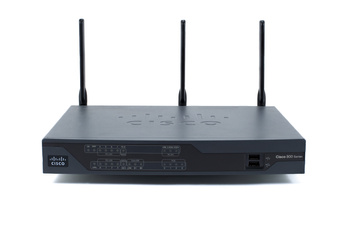 CISCO892FW-E-K9 - 1x GE SFP/RJ45, 9x 10/100 RJ45, WiFi4 802.11n WiFi 4, 2,4/5Ghz, ISDN BRI, opr. Security, Cisco 892 Router