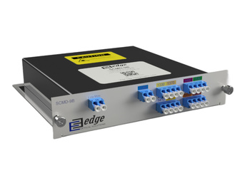 9B- CWDM Signle Fiber Demultiplekser 18 kanałów (1290, 1330, 1370, 1410, 1450, 1490, 1530, 1570, 1610), 19”, LGX, IL 1.9 dB, LC/UPC Connector, układ filtrów dopasowany do roli DEMUX