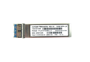 740-021309 - Moduł 10G LR SFP+, SMF, 1310nm, LC Duplex, 10km, Juniper Networks EX-SFP-10GE-LR Transceiver