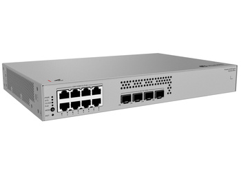 S220S-8P4J - 8x 1GE RJ45 (PoE+ 128W), uplink 4x 2.5GE SFP, zasilacz AC, niezarządzalny, Huawei eKitEngine S220S Switch