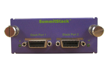 2 x SummitStack port module – rear pluggable in Slot B for Summit X460 Extreme