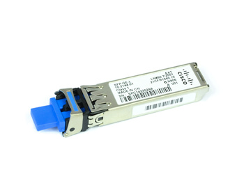 SFP-GE-L - Moduł 1G SFP, 1300nm, MMF - 550m oraz SMF - 10km, LC/PC Duplex, Odporny na warunki przemysłowe, DOM, Cisco 1000BASE-LX/LH Transceiver