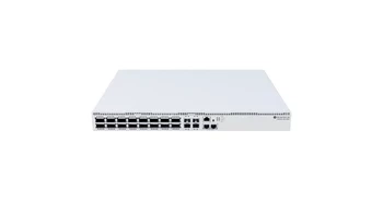 CRS520-4XS-16XQ-RM - MikroTik Cloud Switch CRS520-4XS-16XQ-RM, 4x 2GHz CPU, 4GB RAM, 2x 10G LAN, 16x QSFP28, 4x SFP28, 2x PSU, L5