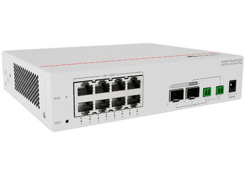 S5751-L8T2HX-RUA - 8x 1GE RJ45, uplink hybrydowy 2x 10G SFP (PoE przez kabel hybrydowy), L2, chłodzenie pasywne, bez zasilacza, Huawei S5751-L Switch