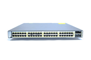 WS-C3750E-48TD-S - 48x 1GE RJ45, uplink 2x 10G X2, IP Base, Stack, L3, Cisco Catalyst 3750-E Switch