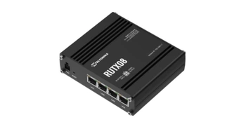 RUTX08 - 4x 1GE RJ45, 1x USB 2.0, Zasilanie DC 9-50V 4 piny, Teltonika Router