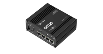 RUTX09 - 4x 1GE RJ45, 2x slot SIM, 4G LTE Cat6, zasilanie DC 9-50V 4 piny, Teltonika Router