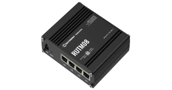 RUTM08 - 4x 1GE RJ45, 1x USB, Zasilanie DC 9-50V 4 piny, Teltonika Router
