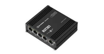 RUT301 - 5x 100Mbps RJ45, 1x USB, Zasilanie DC 9-30V, Teltonika Router