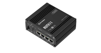 RUTX11 - 4x 1G RJ45, 4G Release 12, 2x SIM, 2x złącze SMA Mobile, 2x RP-SMA WiFi, 1x RP-SMA Bluetooth, 1x SMA GNSS, Teltonika Router