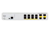 WS-C2960C-8PC-L - 8x FE 10/100 RJ45, PoE 124W 802.3af, uplink 2x 1G Combo RJ45/SFP, LAN Base, L2, Chłodzenie pasywne, Cisco Catalyst 2960-C Compact Switch