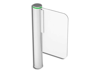 TS-SBT3000S-S-WL- to energooszczędna barierka wahadłowa,skrzydło akrylowe, stal nierdzewna SUS304, szerokosć skrzydła 800mm