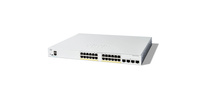 C1200-24FP-4G - 24x 1GE RJ45, PoE+ 375W 802.3at, uplink 4x 1G SFP, Wentylator, L3, 19'', Cisco Catalyst 1200 Switch