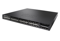 WS-C3650-48PWD-S - 48 Port PoE 2x10G Uplink w/5 AP licenses IPB, Cisco Catalyst 3650 Switch