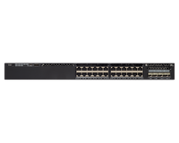 WS-C3650-24PDM-E - 24x 1GE RJ45, PoE+ 802.3at 390W, uplink 2x10G SFP+, Zasilacz 640W, 1RU, Warstwa L3, opr. IP Services, Cisco Switch Catalyst 3650