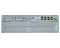 CISCO3925E-V/K9 - 2x 1GE RJ45, 2x 1GE SFP/RJ45 Combo, SPE-200, Voice Bundle, PVDM3-64, opr. IP Base+ UC, Cisco ISR G2 3925E Router