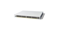 C1200-48P-4X - 48x 1GE RJ45, PoE+ 375 W 802.3at, uplink 4x 10G SFP+, Wentylator, warstwa 3, 19'', Cisco Catalyst 1200 Switch