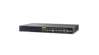 SG350-28P-K9-EU - 24x 1GE RJ45, uplink 4x 1G SFP, PoE+ 195W 802.3at, Cisco SMB SG350 Switch