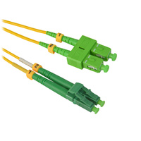 LCAPC-SCAPC-SM-10M - Jednomodowy, Dupleks, LC/APC-SC/APC, OS2 9/125 µm, długość 10m, Patchcord światłowodowy