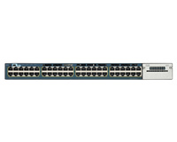 WS-C3560X-48T-S - 48x 1GE, opcjonalny moduł uplink 2x 10G SFP+, IP Base, L3, Cisco Catalyst 3560-X Switch