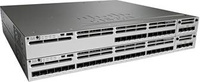WS-C3850-48W-S - 48x 1GE, PoE+ 715WAC power supply 1 RU 5x AP license IP Base, Cisco Catalyst 3850 Switch