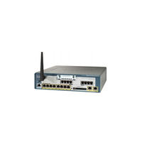 UC520-8U-4FXO-K9 - 8 Użytkowników, 4x PSTN trunks (FXO), 4x Analogowe porty (FXS), 8x FE 10/100 RJ45 PoE 802.3af, 1x wolny slot VIC, Zintegrowane Wi-Fi 3 802.11b/g, Centrala telefoniczna, Cisco 500 Series Unified Communications