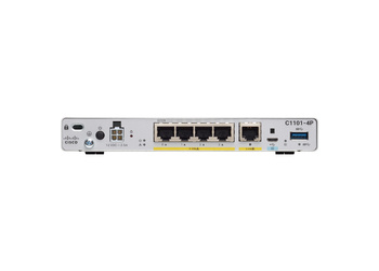 C1101-4P - 4x 1GE RJ45, 1x 1GE RJ45, Cisco 1101 Router