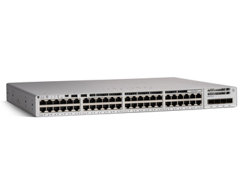 C9200-48PL-A - 48x 1GE RJ45, PoE+ 370/740W, opr. Network Advantage, Warstwa L3, Cisco Catalyst 9200 Switch