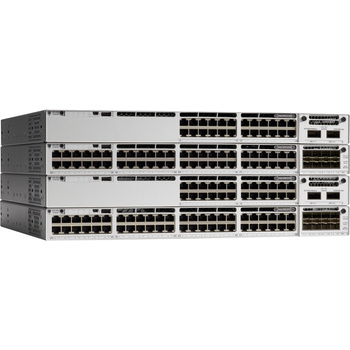 C9300-24P-E - 24x 1GE RJ45, PoE+ 445W 802.3at, Network Essentials, Opcjonalny uplink 8x 10G SFP+, Cisco Catalyst 9300 Switch