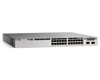 C9300-24UB-E - 24x 1GE RJ45, UPoE 830W 802.3bt 60W na port, opcjonalny uplink, opr. Network Essentials, Cisco Catalyst 9300 Switch