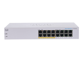 CBS110-16PP-EU - 16x 1GE RJ45 (8xPoE, 64W), niezarządzalny, Cisco CBS110 Switch