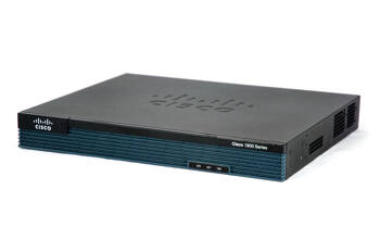 CISCO1921-SEC/K9 - 2x 1G RJ45, 2 EHWIC, 256MB CF, 512MB DRAM, Security license, VPN, 1RU, Cisco ISR G2 Router