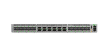 DCS-7280CR3A-24D12-R - 24x 100G QSFP28 (112x 25G breakout),12x 400G QSFP-DD, warstwa L3, SyncE, przyśpieszony sFlow, MACsec AES-256, Cloud Vision, kierunek powietrza tył-przód, zasilacze 2x 1500W AC, Arista 7280R3A Switch Router