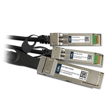 Kabel CML Direct Attach SFP28 [25G] 2xSFP+ [10G] 2M