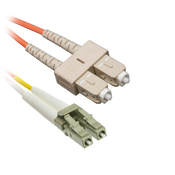 LCSC-MM-OM2-4M - Wielomodowy dupleksowy patchcord światłowodowy LC-SC o długości 4m OM2 50/125 µm