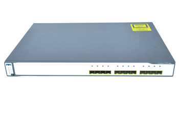 WS-C3750G-12S-E - 12x 1G SFP, IP Services, L3, Stack, Cisco Catalyst 3750G Switch