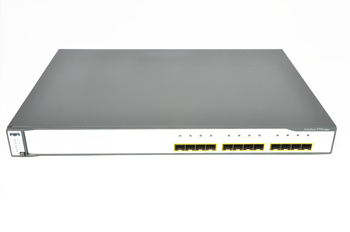 WS-C3750G-12S-S - 12x 1G SFP, opr. IP Base, Warstwa L3, Stack, Cisco Catalyst 3750G Switch