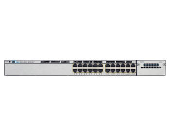 WS-C3750X-24P-L - 24x 1GE RJ45, PoE+ 435W 802.3at, opr. LAN Base, opcjonalny moduł uplink 2x 10G SFP+, Warstwa L2, Cisco Catalyst 3750-X Switch