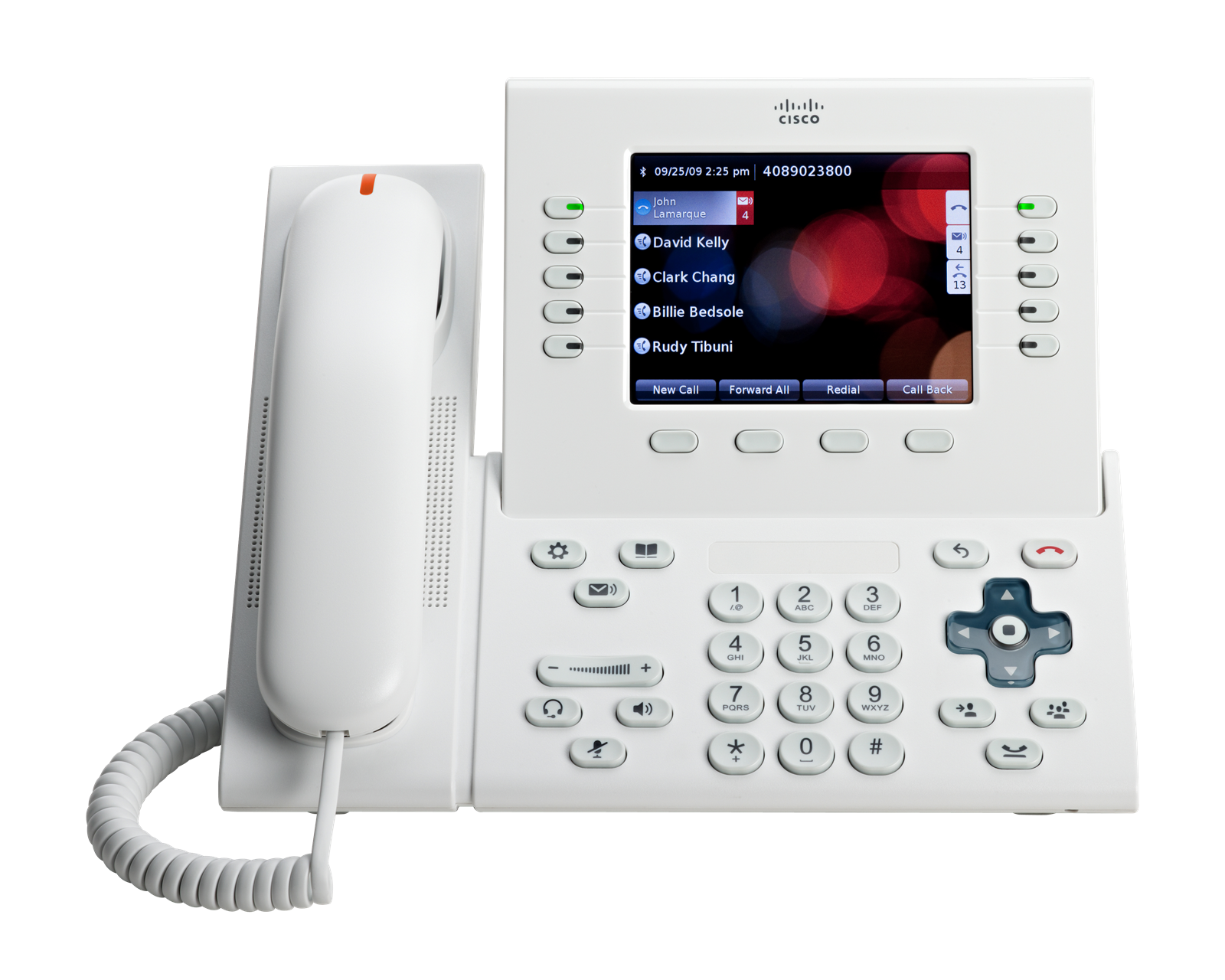 telefon Cisco UC Phone 8961 White Standard handset | Sklep Comel-IT